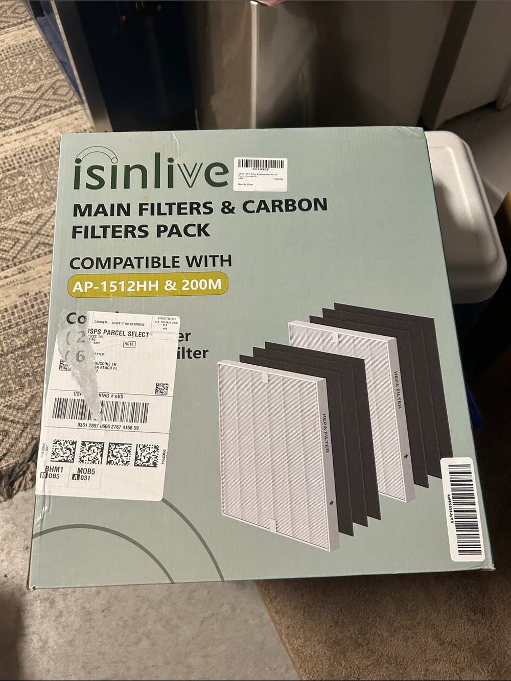 Isinlive Main Filters & Carbon Filters Pack